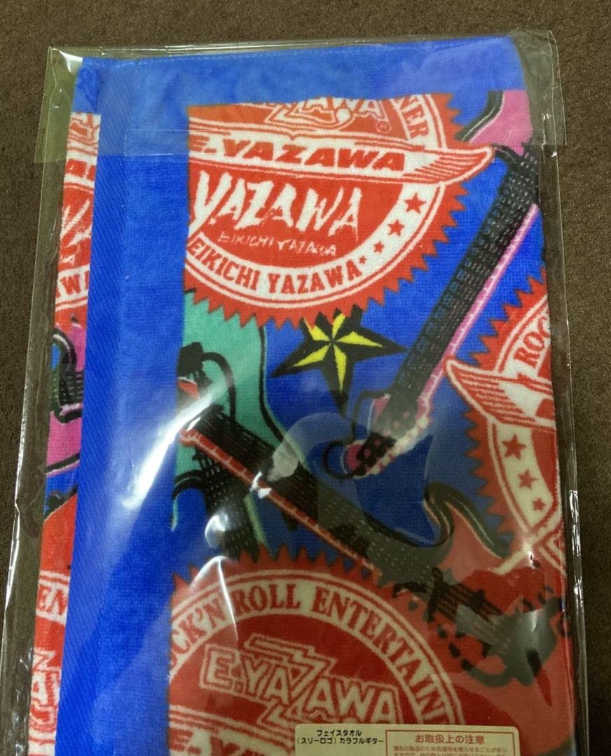 Amazon｜矢沢永吉 グッズ タオル フェイスタオル スリーロゴ カラフル